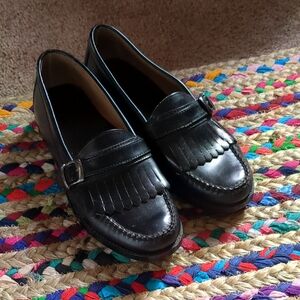 G.H. Bass & Co Weejuns Parker black kiltie loafers
